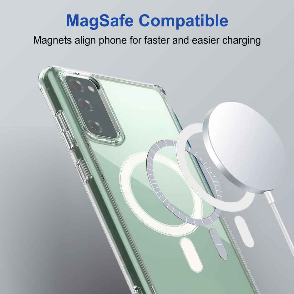 Zapcase Back Cover for Samsung Galaxy S20 FE | MagSafe-Clear