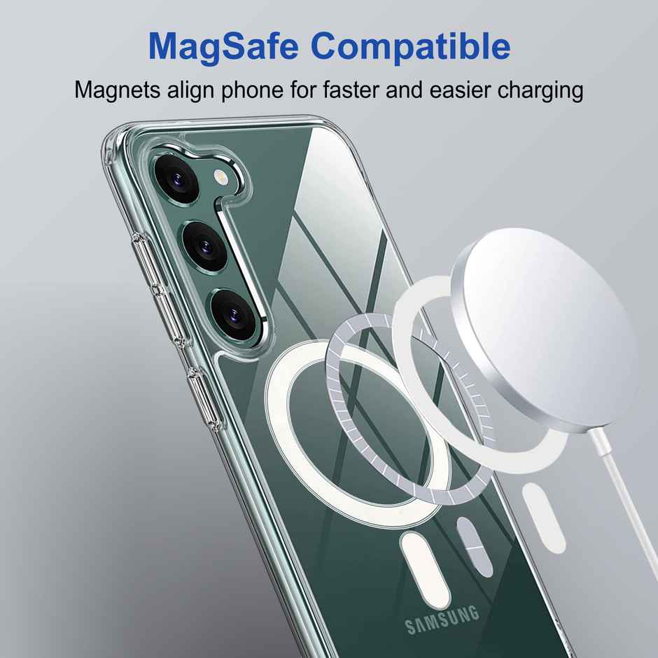 Zapcase Back Cover For Samsung Galaxy S23 5G (MagSafe-Clear)
