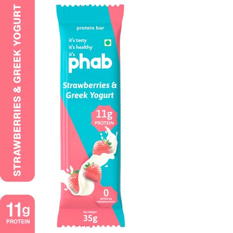 Phab Protein Bar Strawberries & Greek Yogurt protein