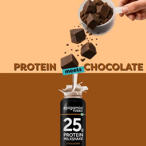 Epigamia Turbo Chocolate Protein Milkshake