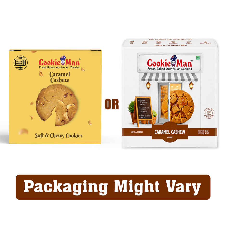CookieMan Caramel Cashew Soft Dessert Cookie