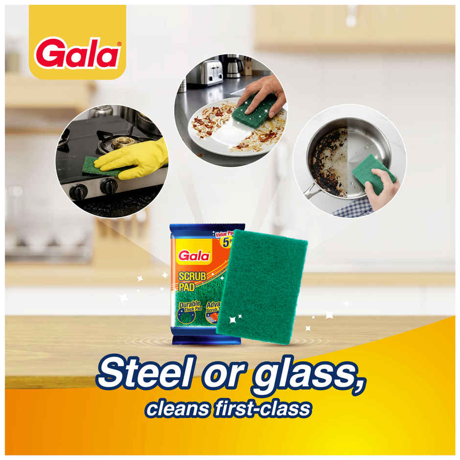 Gala Sparkle Magic Utensil Green Scrubber Pad