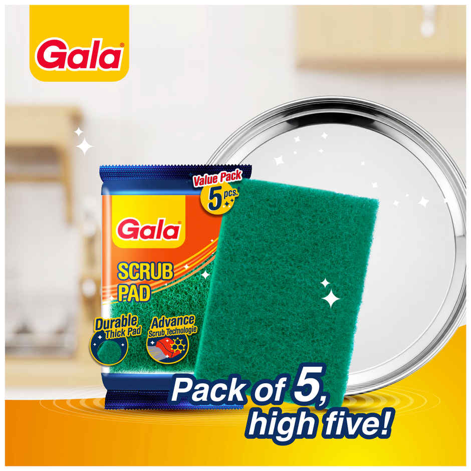 Gala Sparkle Magic Utensil Green Scrubber Pad