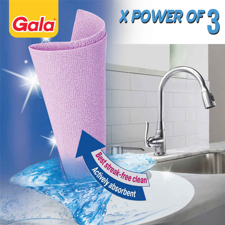 Gala Actifiber Kitchen Sponge Cloth, Multicolor