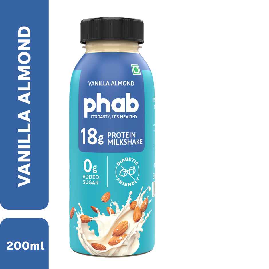 Phab 18g Protein Vanilla and Almond Milkshake Combo
