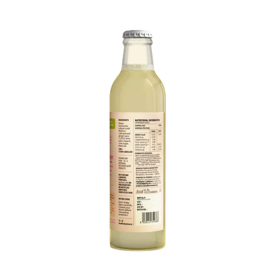 Local Ferment Co. Ginger Lime Kombucha