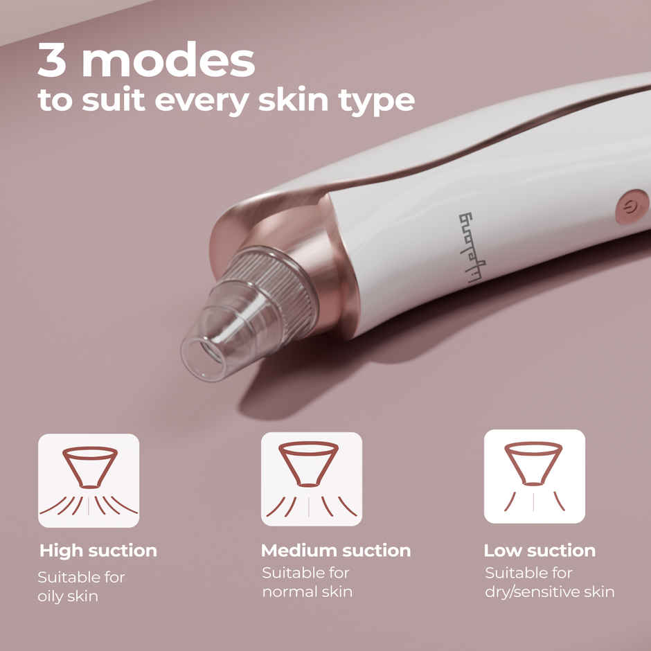 Lifelong LED display, 3 power for choice, Diamond skin peeling, Comedo suction, Llithium Battery