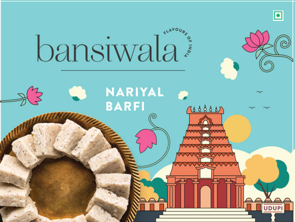 Nariyal Barfi | Coconut Burfi by Bansiwala