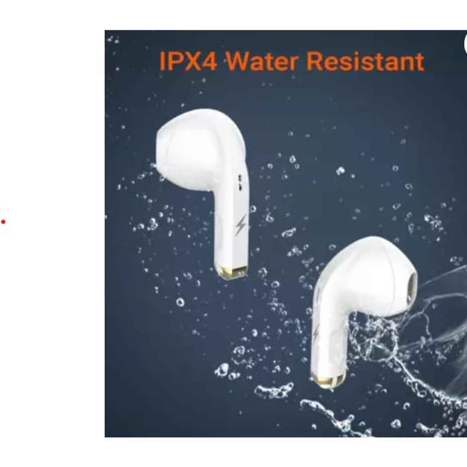 Fire-Boltt Fire Pods Ninja G201 Earbuds TWS Iwp HD Calls, Quick Charge 24Hrs Playback Bluetooth | White