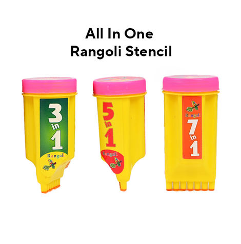 Tota All In One Rangoli Stencil Pen