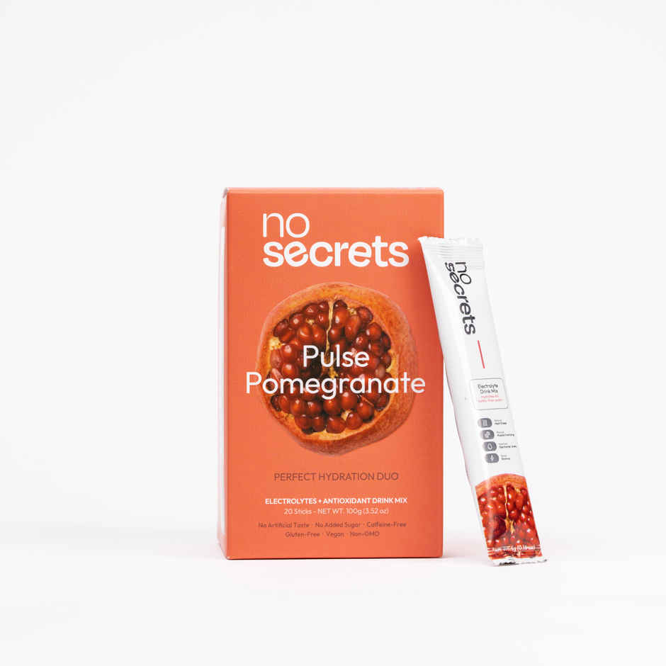 No Secrets Perfect Hydration Duo Electrolytes & Antioxidants Pulse Pomegranate