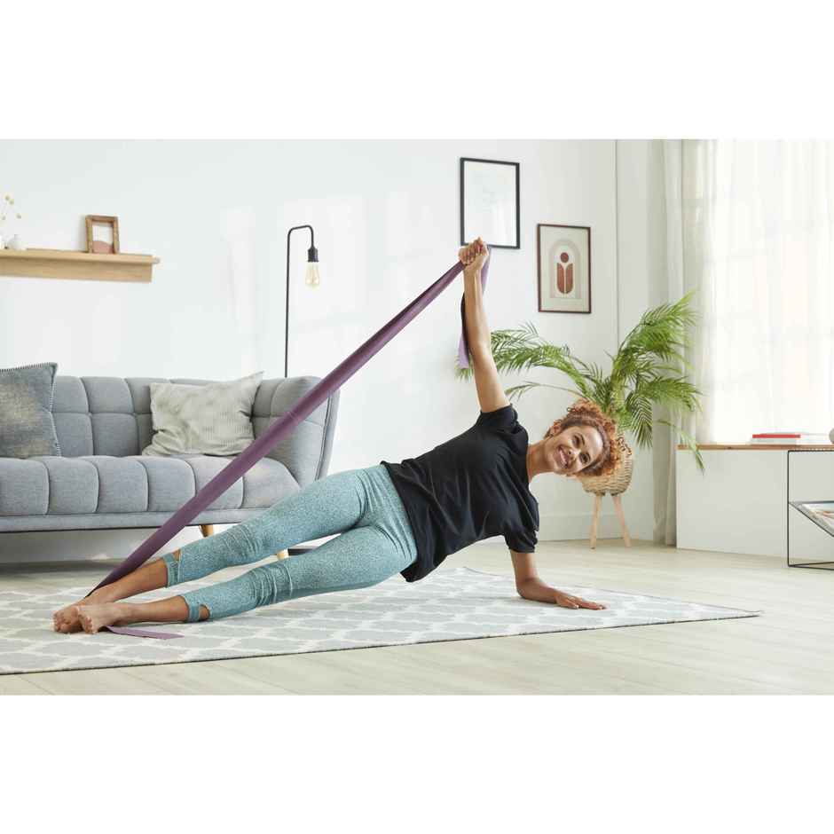Decathlon Domyos Resistance Band Pilates | Pink | Medium 6 lb/3 kg