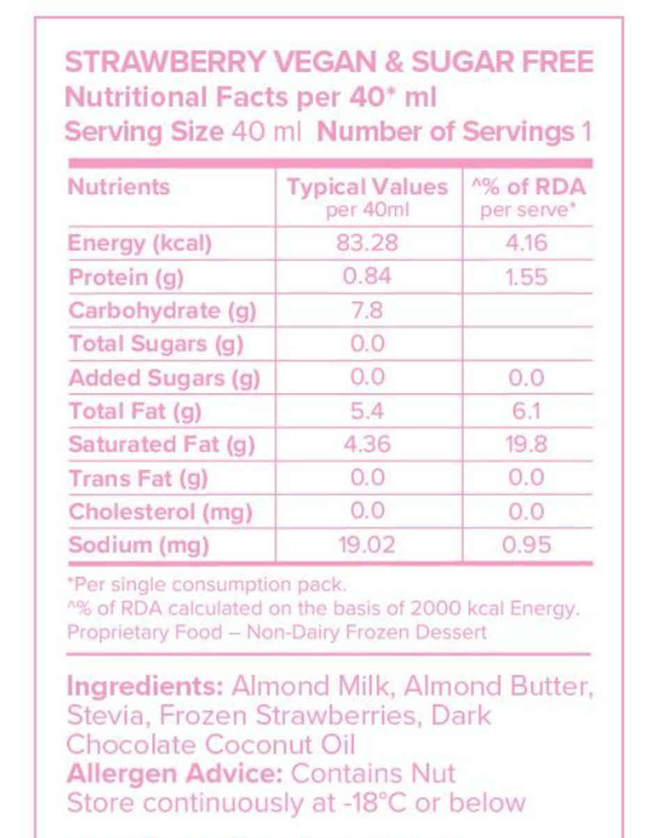 MINUS THIRTY Strawberry Mini Stick Vegan & Sugar Free