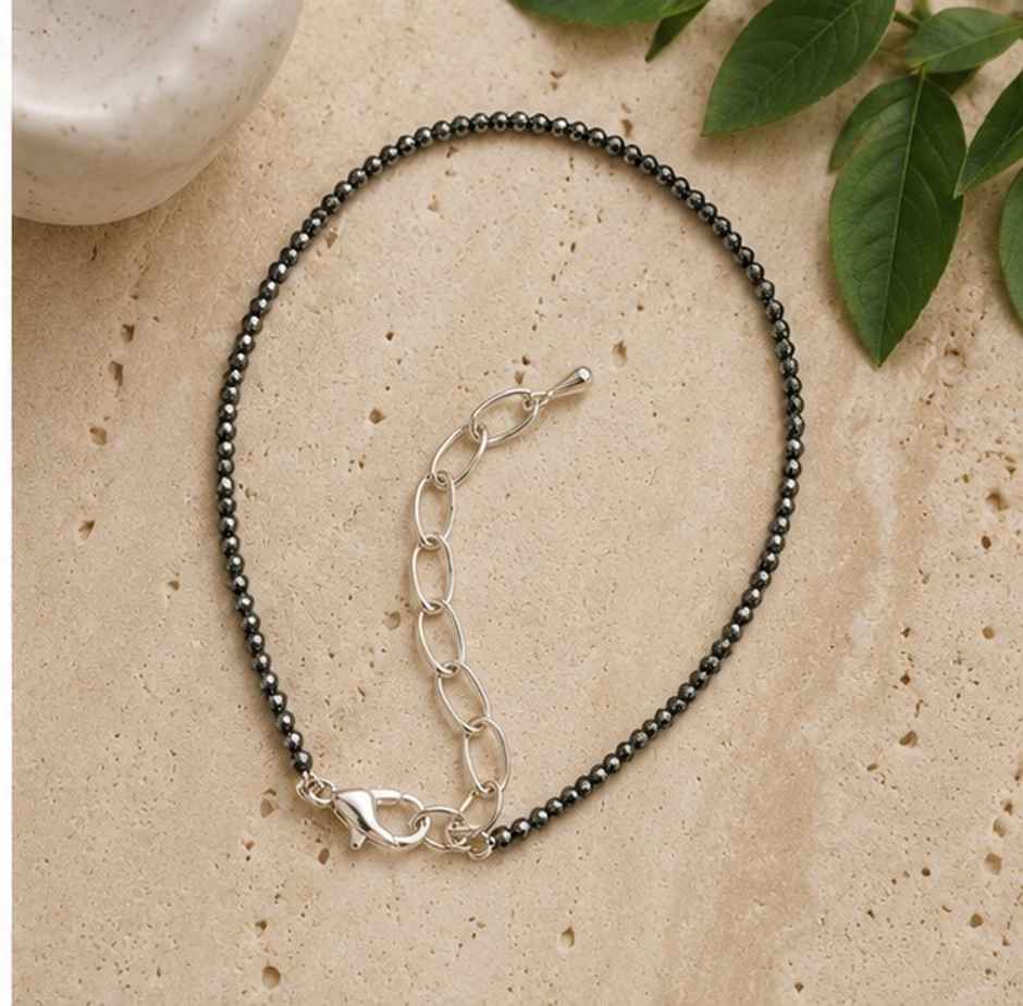 Pyrite Crystal Anklet | ServDharm