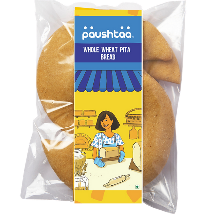 Paushtaa Whole Wheat Pita Bread