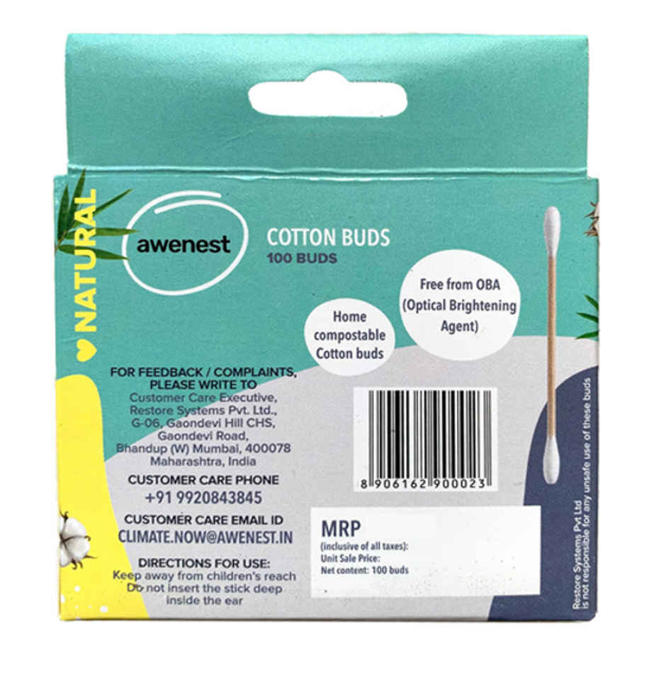 Awenest Bamboo Cotton Buds