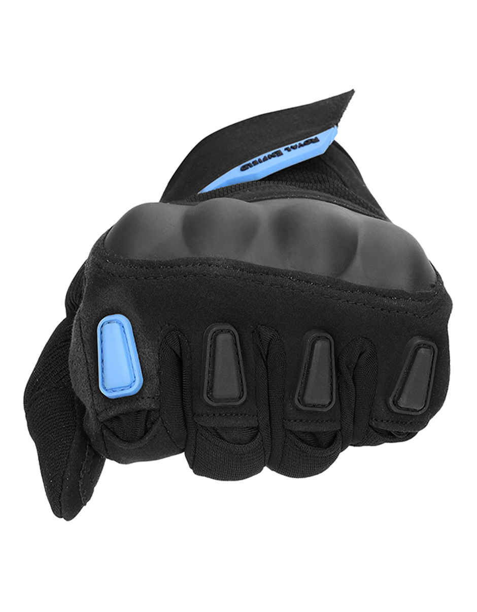 Royal Enfield Kommuter Gloves | Black & Blue