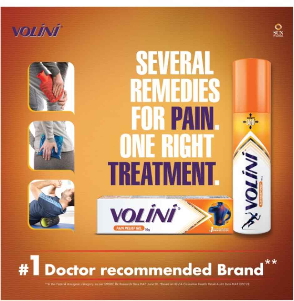 Volini Pain Relief Gel 30g Combo