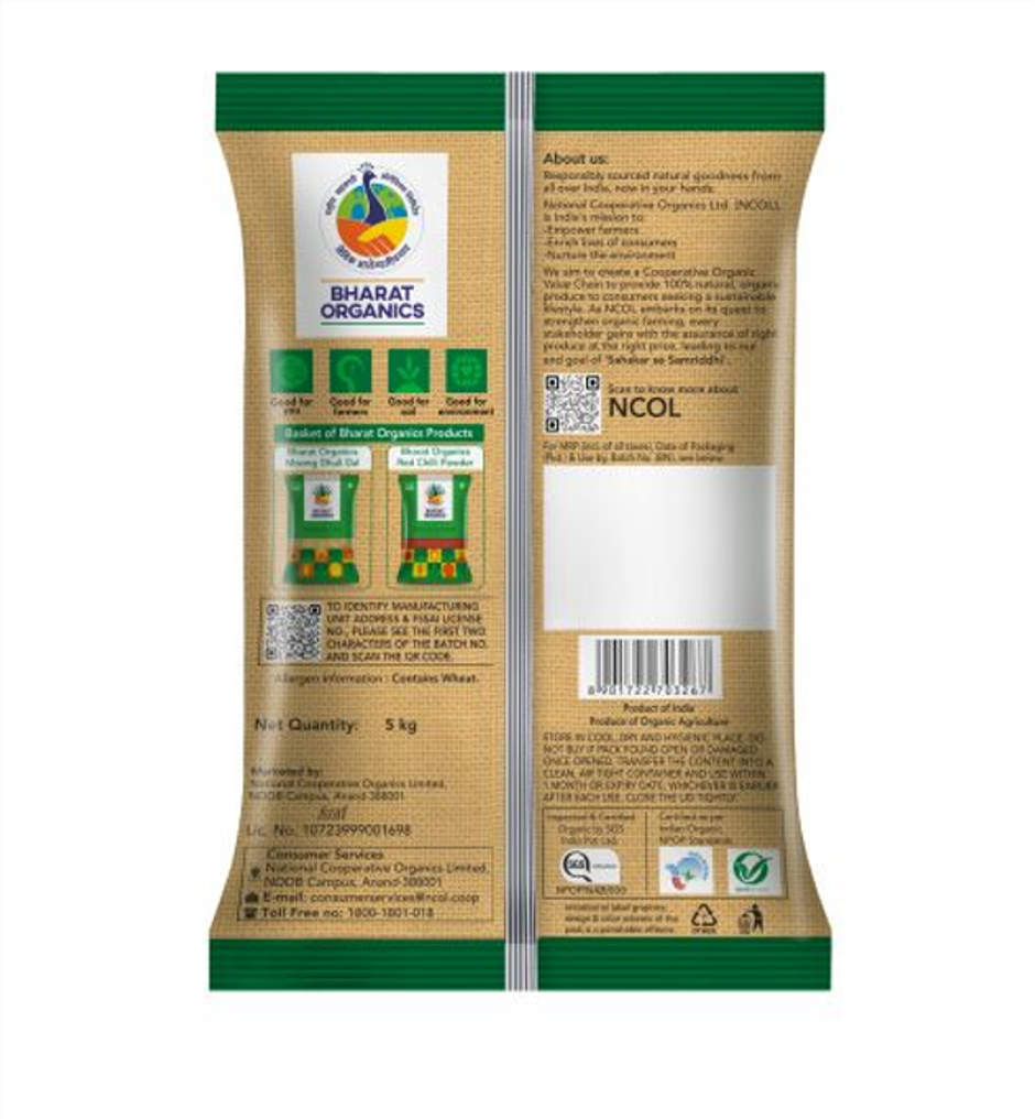 Bharat Organics Whole Wheat Atta