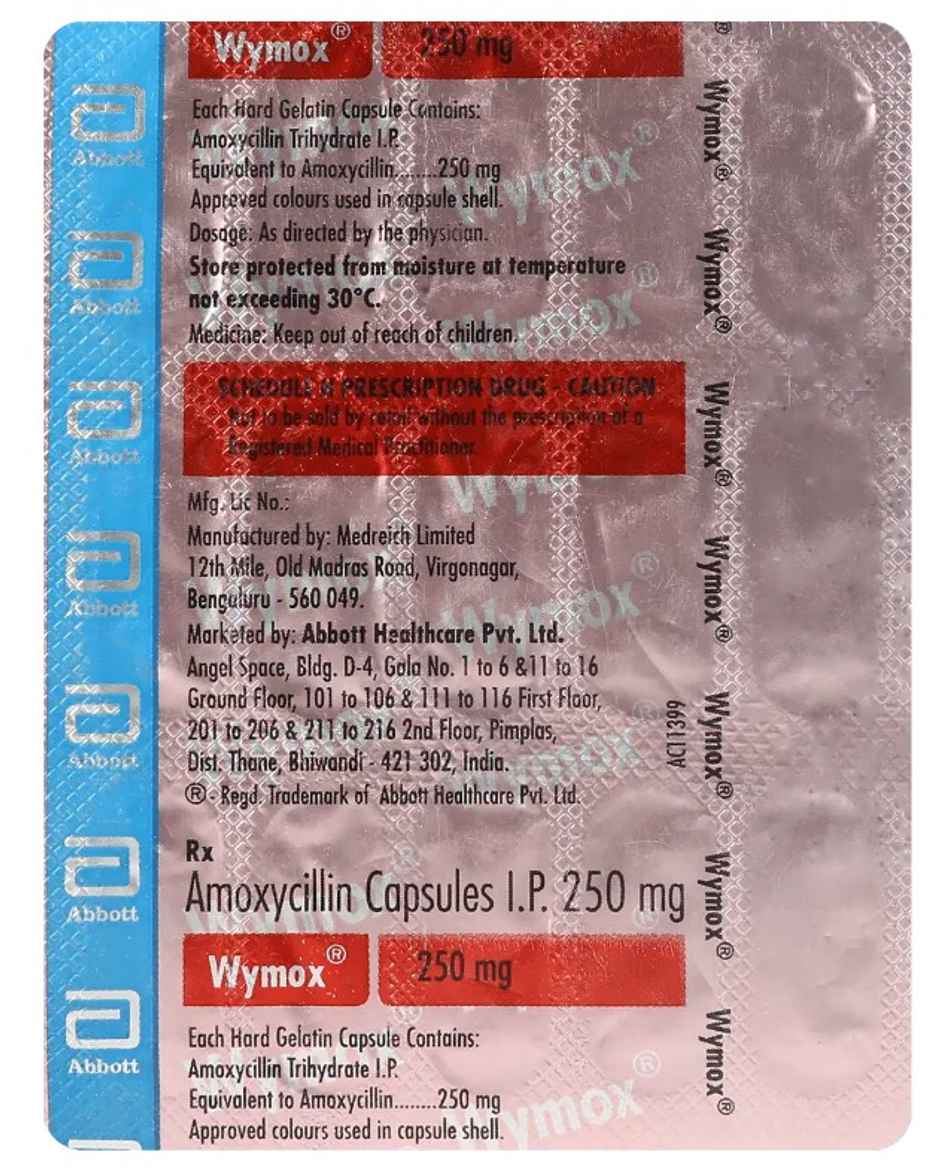 Wymox 250Mg Capsule