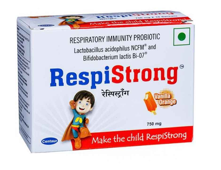 Respistrong Orange and Vanilla Sachet Granules