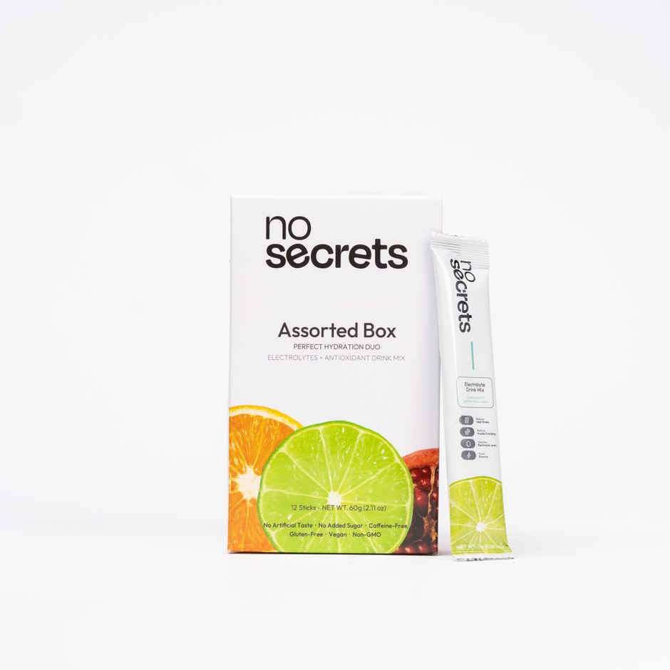 No Secrets Perfect Hydration Duo Electrolytes & Antioxidants Assorted Box