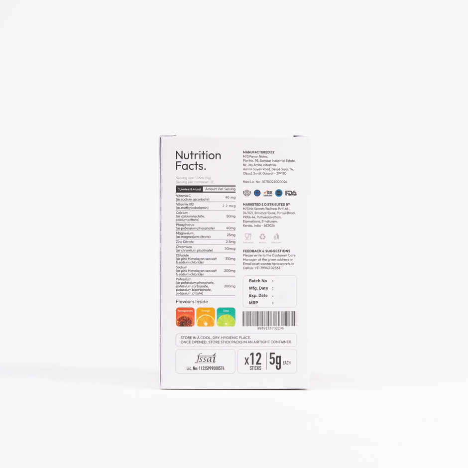 No Secrets Perfect Hydration Duo Electrolytes & Antioxidants Assorted Box