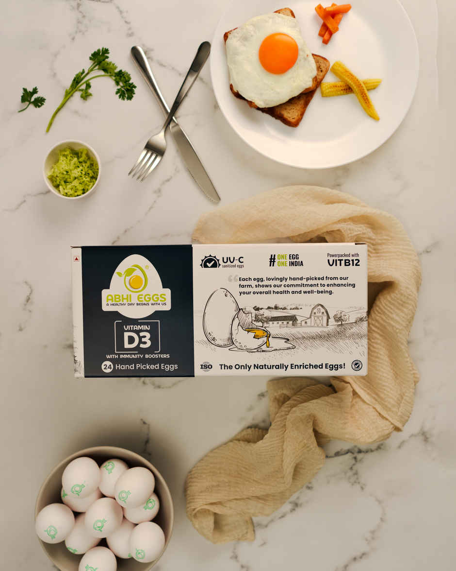 Abhi Vit D3 White Eggs With Immunity Boosters