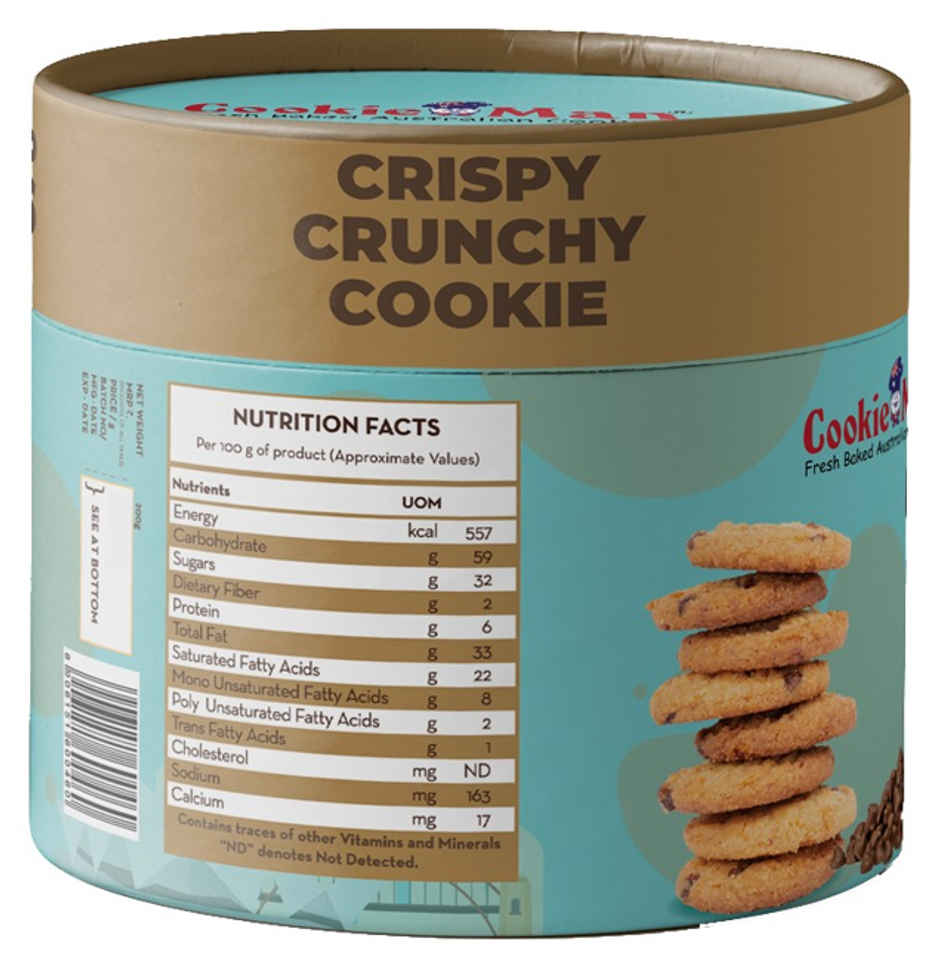 CookieMan Choc Chip Cookies