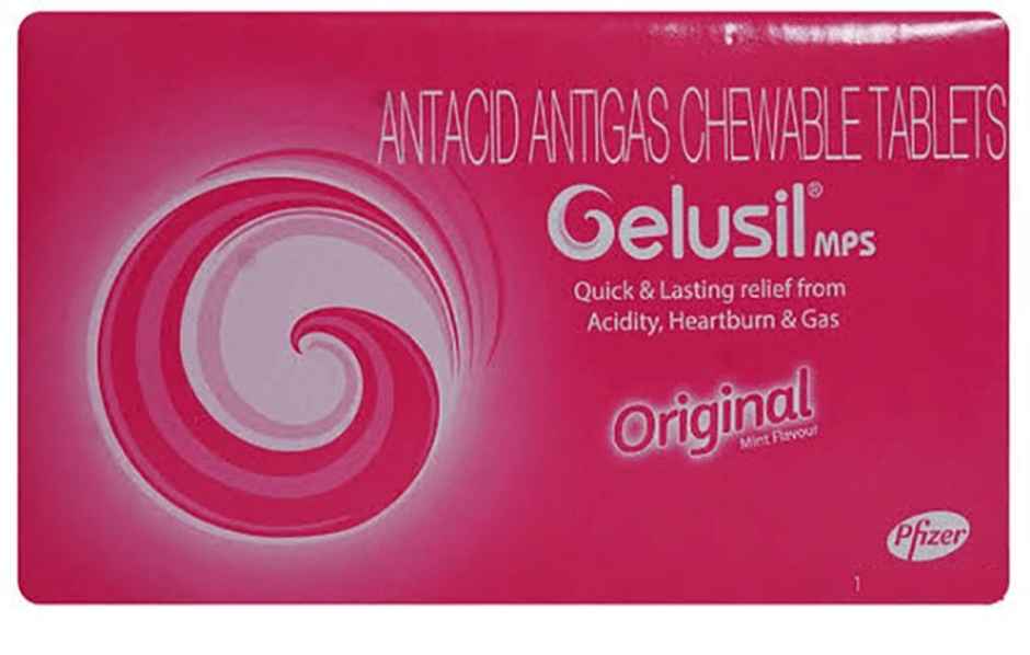 Gelusil MPS Original Mint Flavour Chewable Tablet