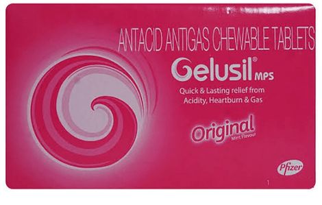 Gelusil Mps original Mint Flavour Chewable Tablets