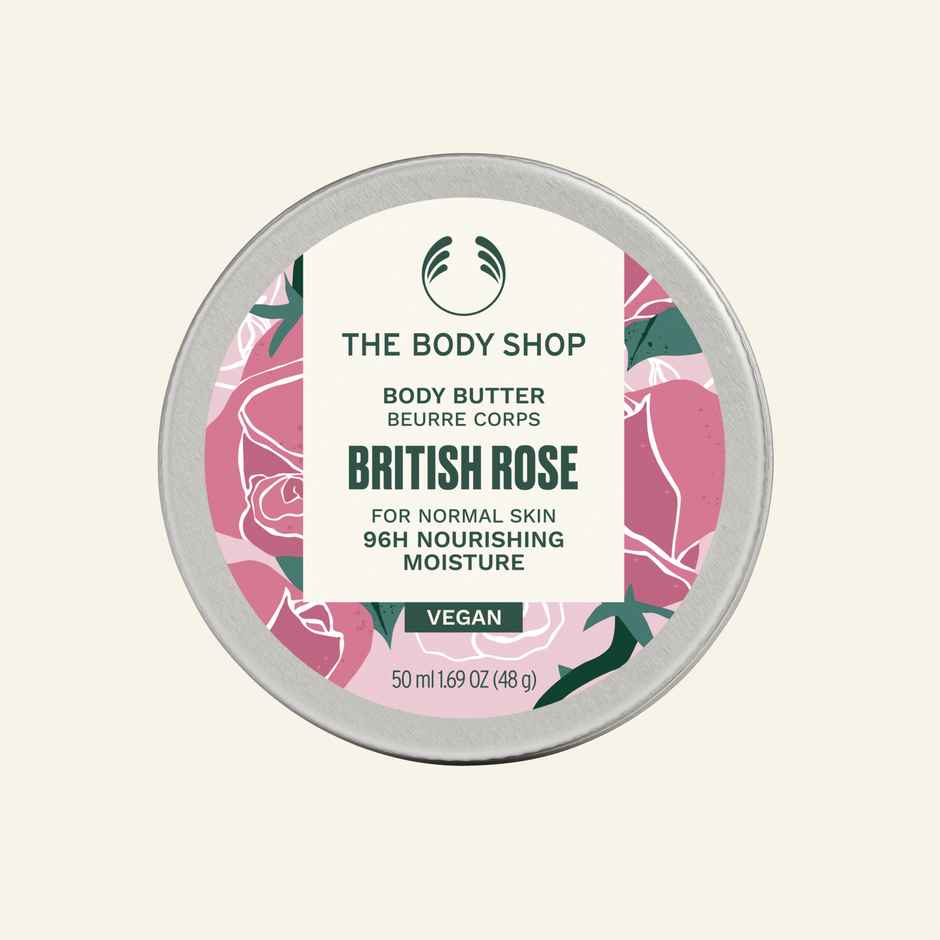 The Body Shop British Rose Shower Gel And Body Butter Gift Box