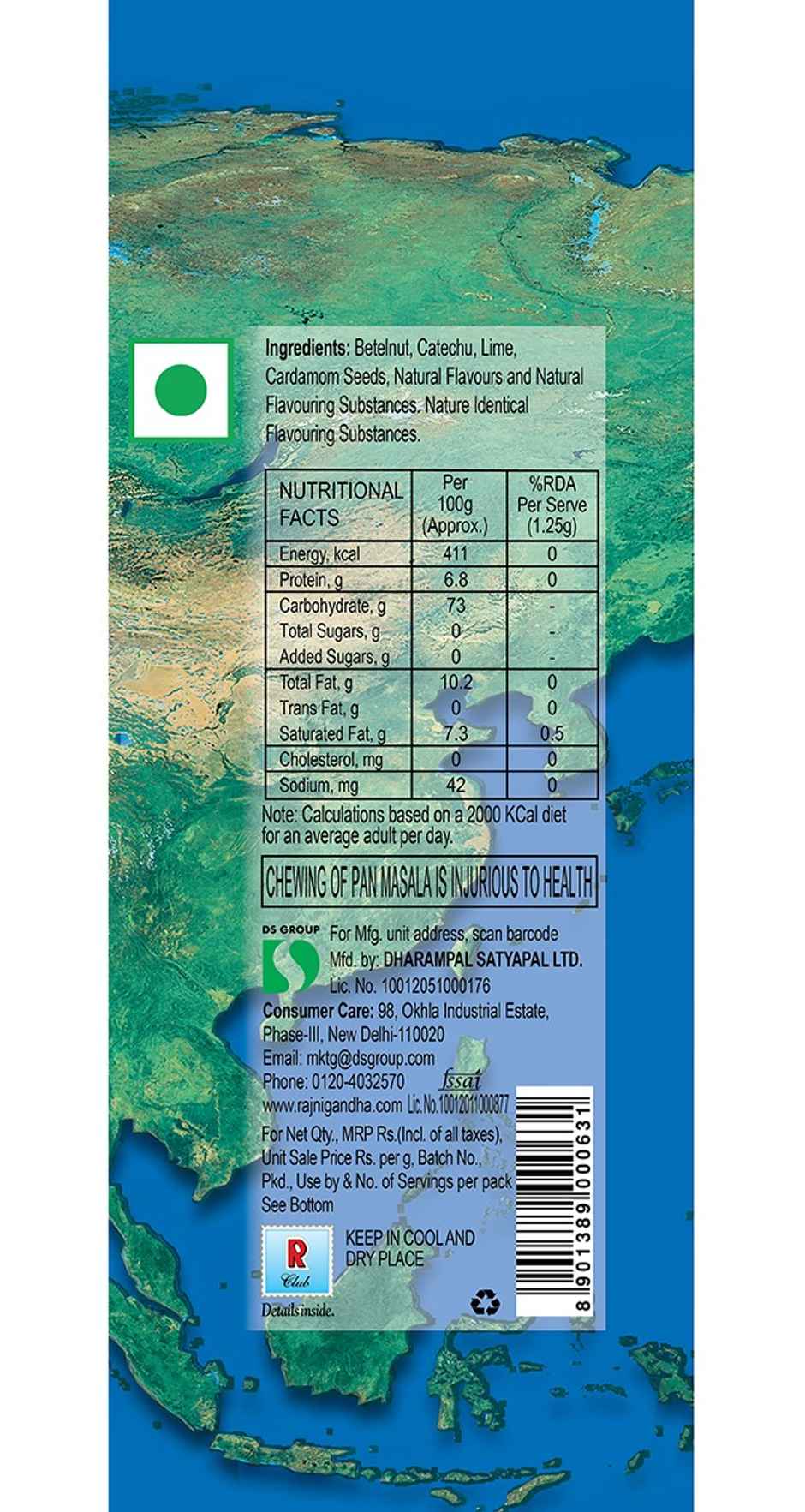 Rajnigandha Flavoured Paan Masala