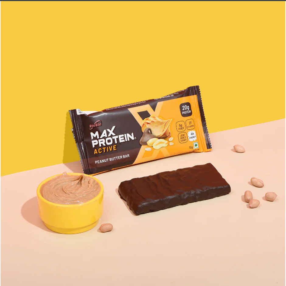 RiteBite Max Protein 20g Protein Bar Peanut Butter