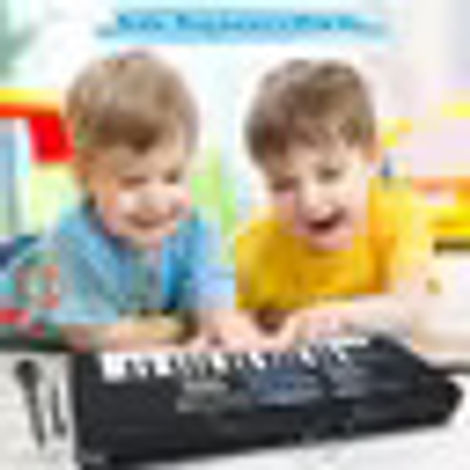 Fablue 37 Key Piano Keyboard Toy for Kids and Adults - Piano with Microphone - Musical Toy for Kids