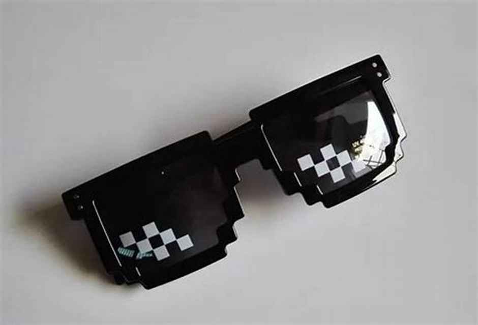 Party LED Pixel Goggle | Halloween Special | Colour May Vary | Gullak