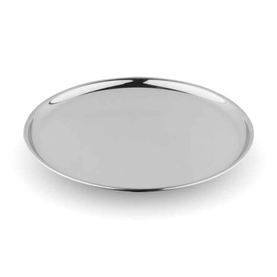 BAY6 Steel Traditional Dinner Plate-Thali | 9 Inch | 4 Piece