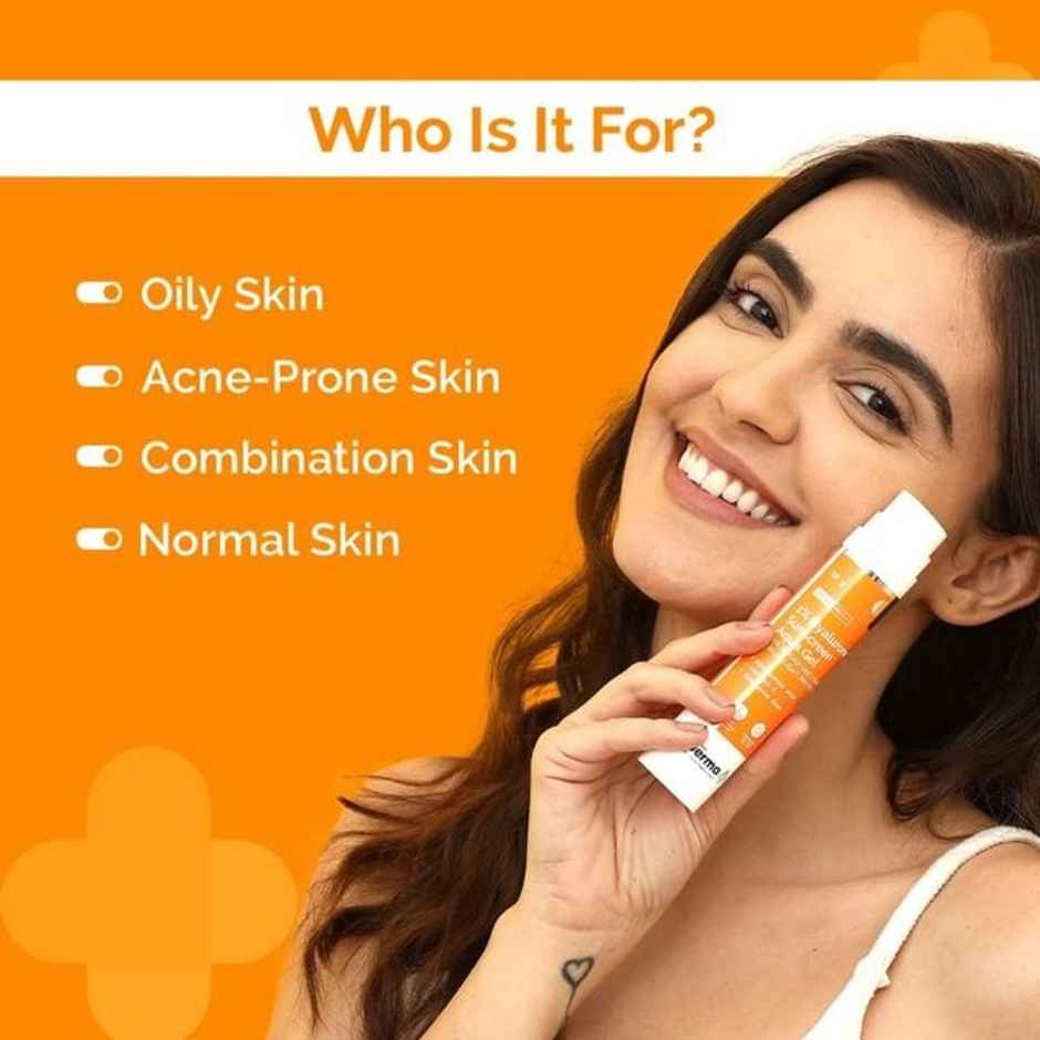 The Derma Co 1% Hyaluronic Sunscreen Spf 50 Pa+++ Aqua Gel For Normal To Oily Skin