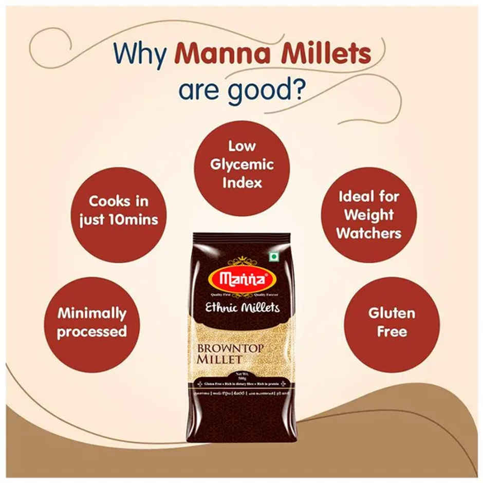 Manna Brown Top Millet