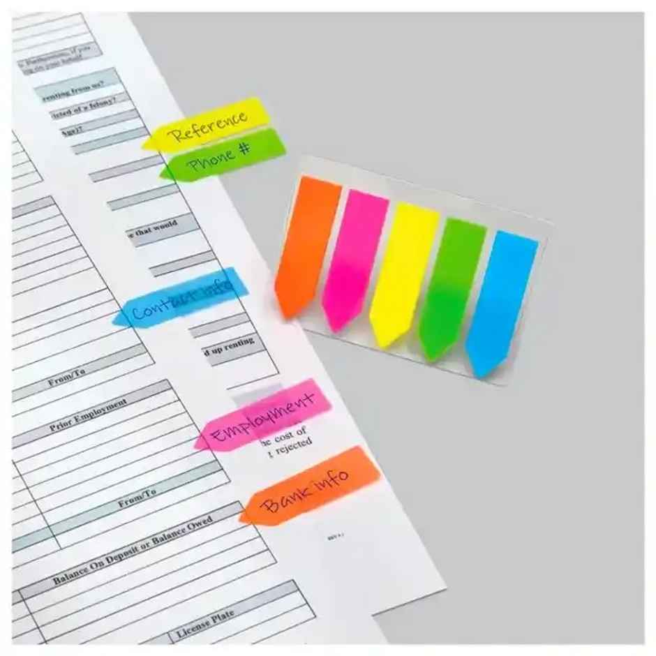 ABK Sticky Notes 12x45mm Neon Colors