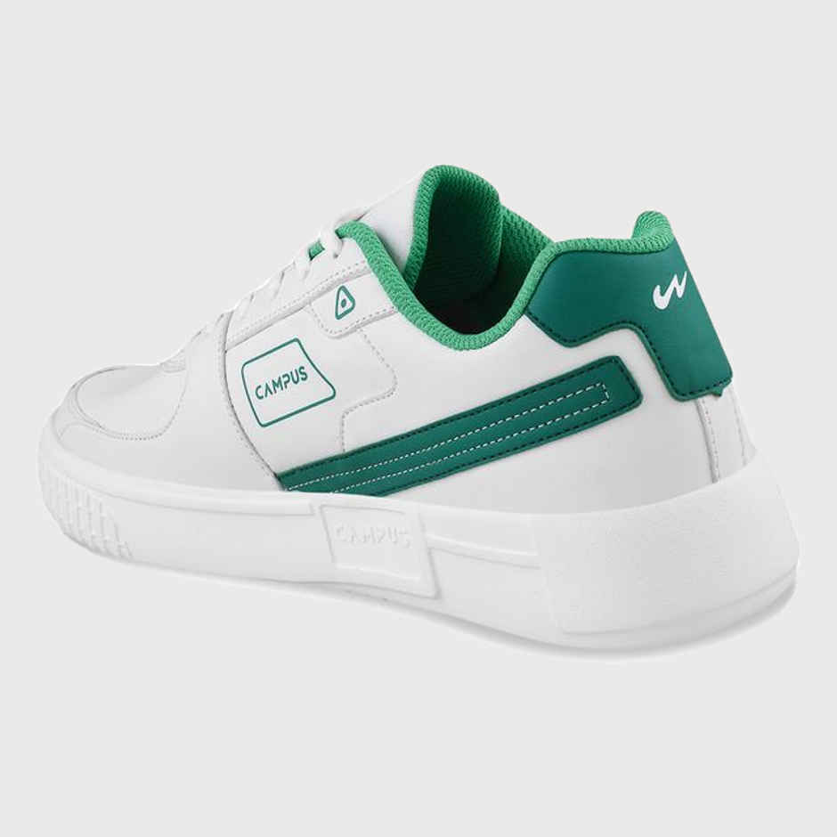 Campus Og-10 White Green Men's Sneaker - UK 7