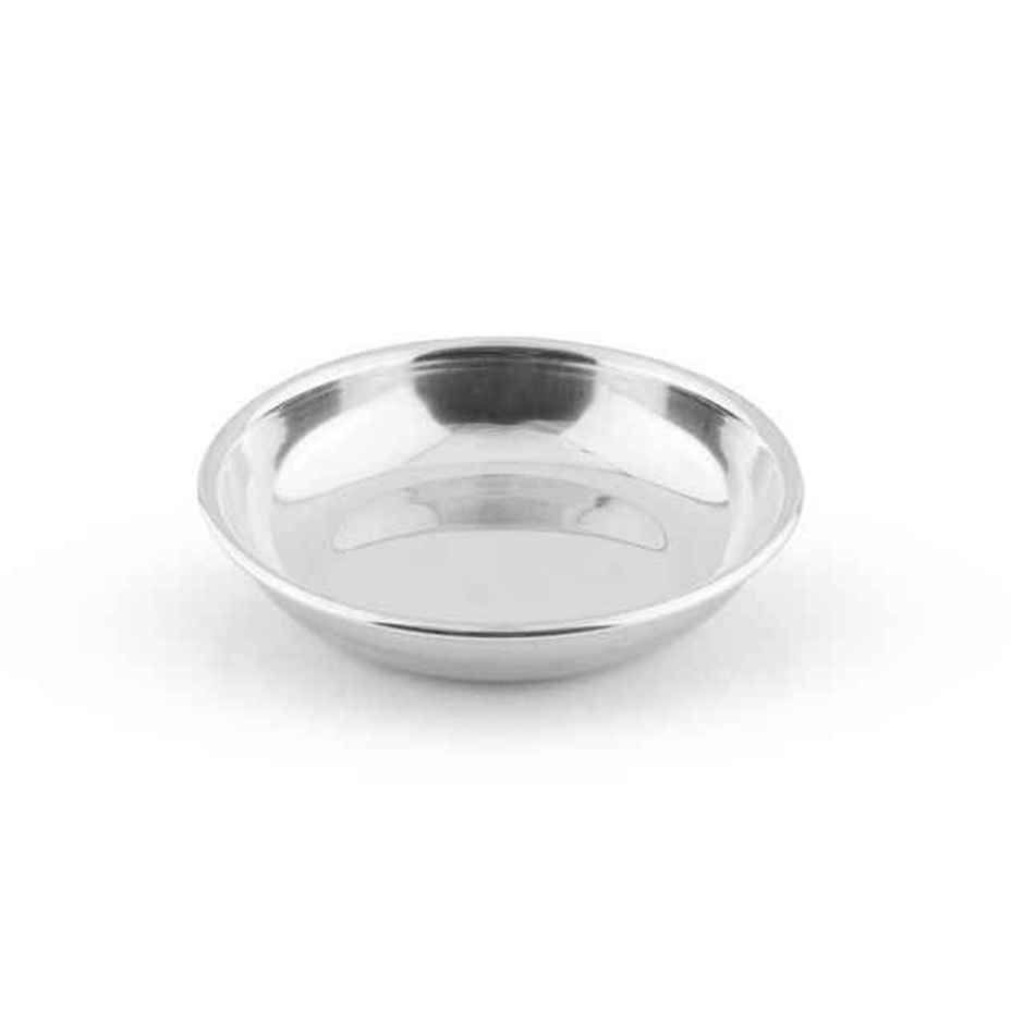 BAY6 Steel Traditional Halwa Plate Set | 5.5 Inch | 4 Piece