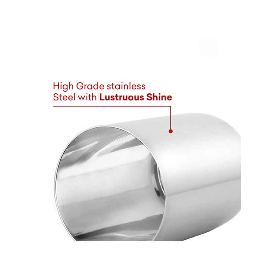 BAY6 Steel Amrapalli Glass Set | 300 ml | 4 Piece
