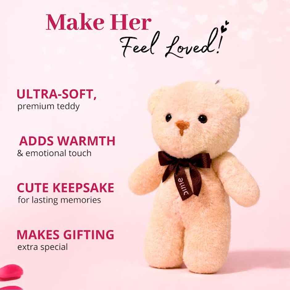 Enn Beauty Love Luxe Valentines Gift Set (1pc) & Crochet Teddy (1pc) Combo