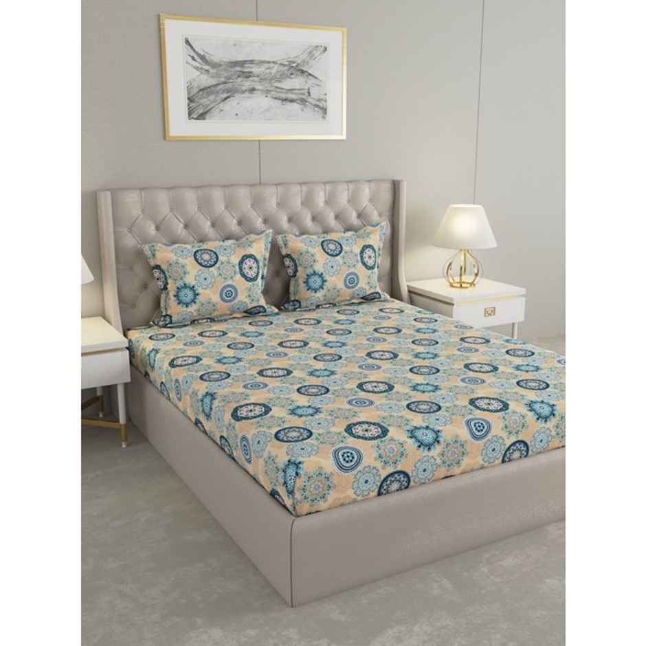 Raymond Home Hazel|014463|BF01|Double Bedsheet