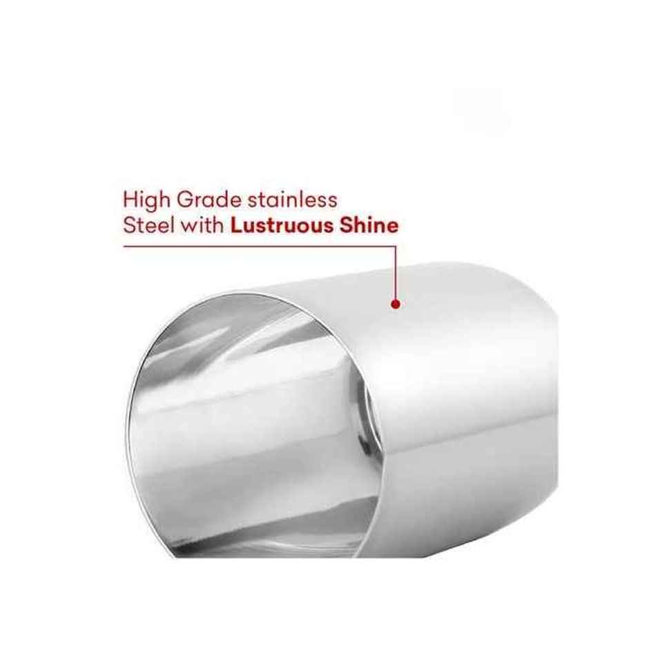BAY6 Steel Amrapalli Glass Set | 300 ml | 4 Piece