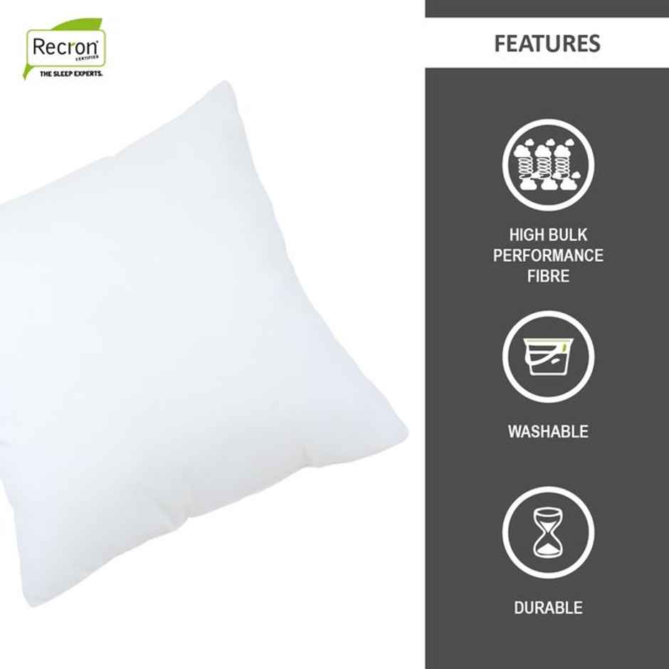 Recron Certified Blume Cushion | 16 x 16 inch | Pack of 2