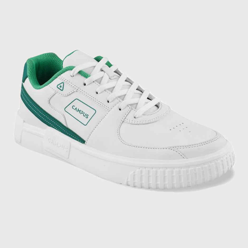 Campus Og-10 White Green Men's Sneaker - UK 7