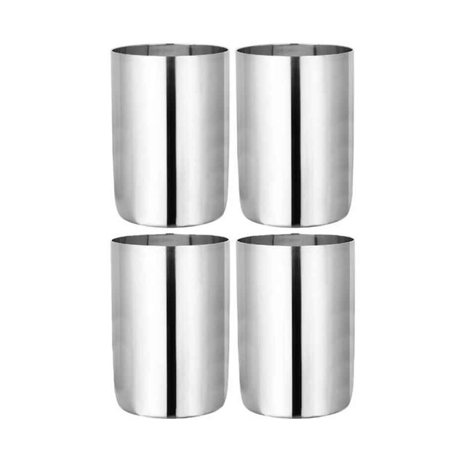 BAY6 Steel Amrapalli Glass Set | 300 ml | 4 Piece