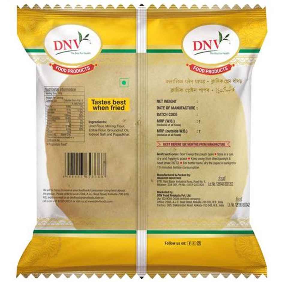 Dnv Classic Plain Papad